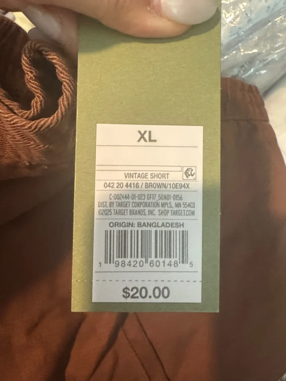 Size XLarge Goodfellow pull on shorts 7” inseam